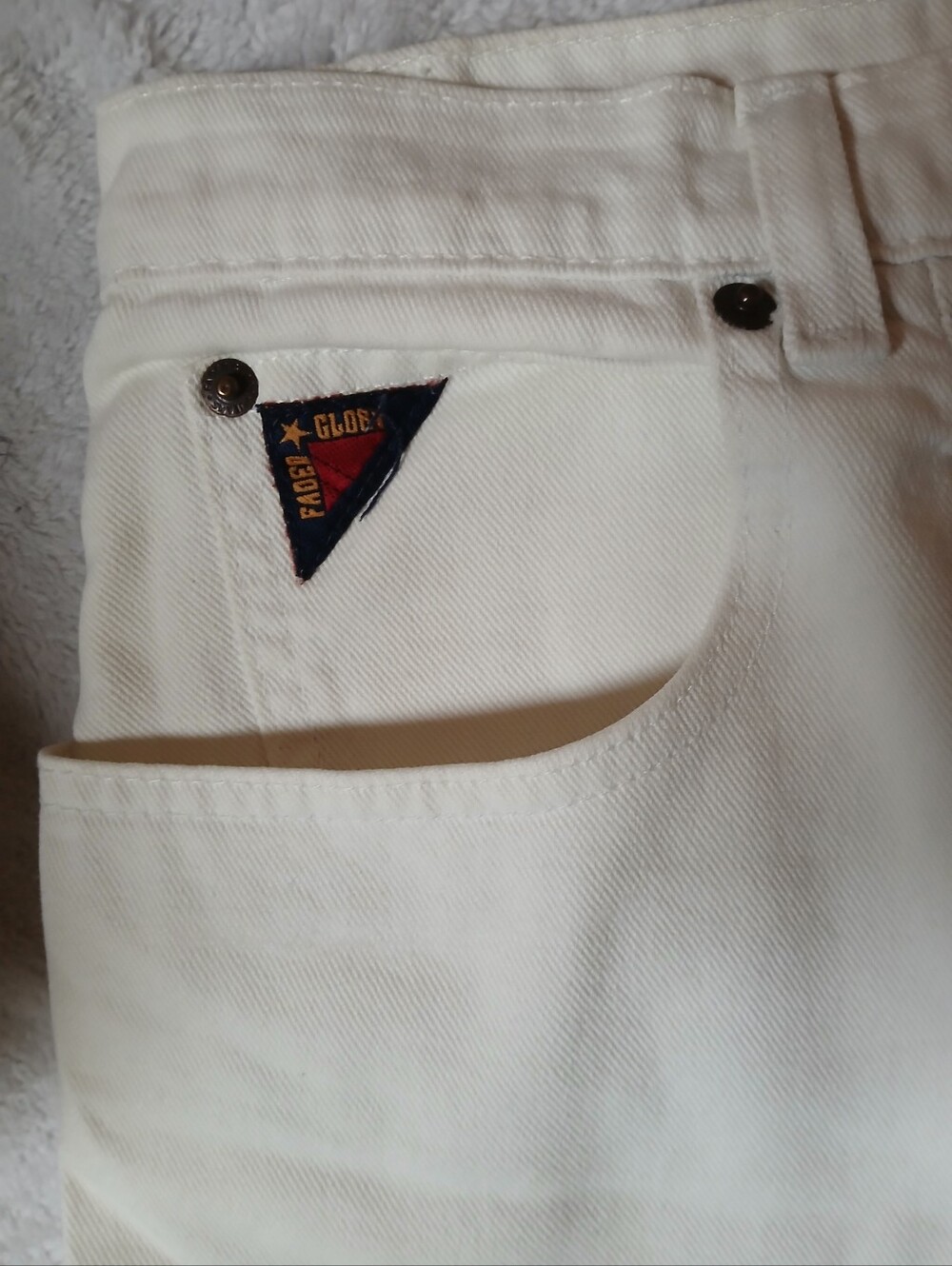 Vintage Faded Glory White Denim Shorts - Picture 2 of 6